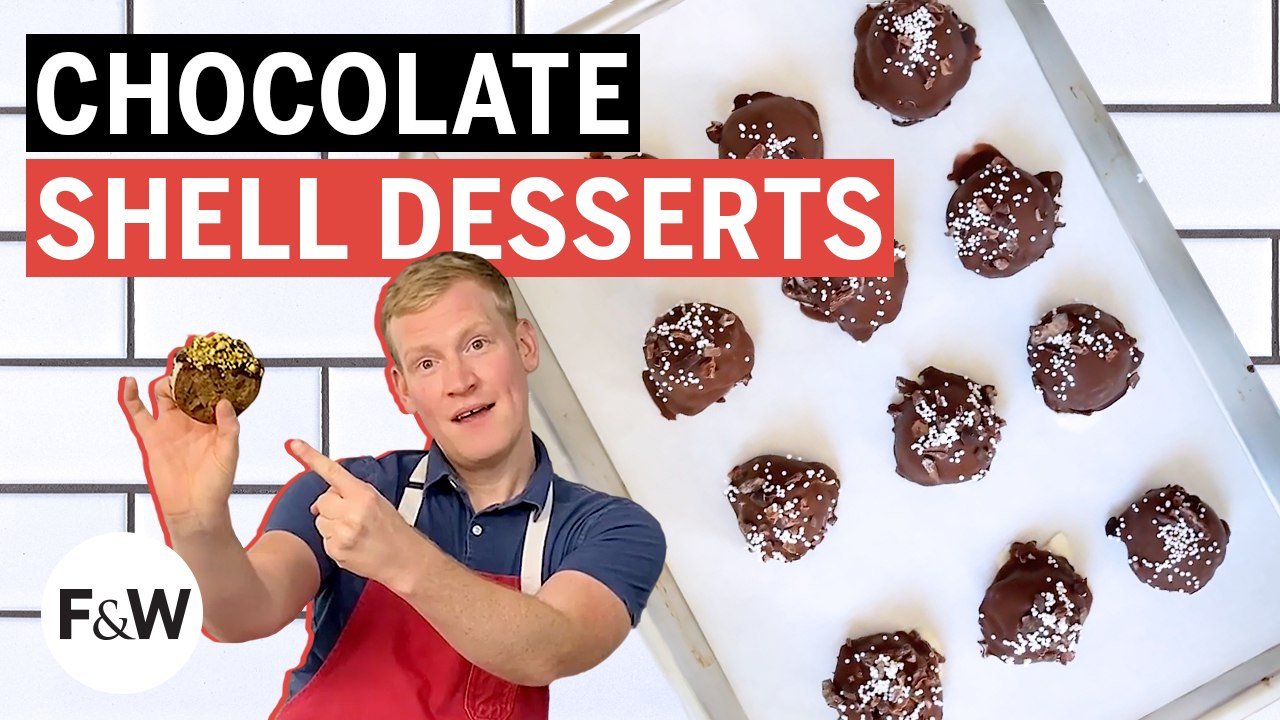 3 Chocolate Shell Desserts | Mad Genius | Food...