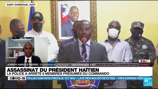 Assassinat du président haitien: la police a arrêté 6 membres présumés du commando