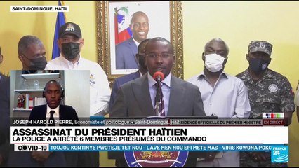 Assassinat du président haitien: la police a arrêté 6 membres présumés du commando