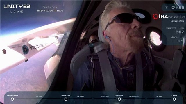 Richard Branson uzaya giden ilk milyarder oldu