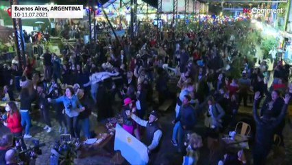 Copa América : les Argentins jubilent après leur victoire face au Brésil