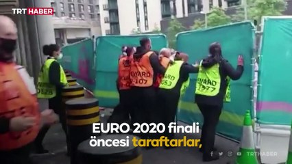 EURO 2020 finali öncesi Londra'da arbede