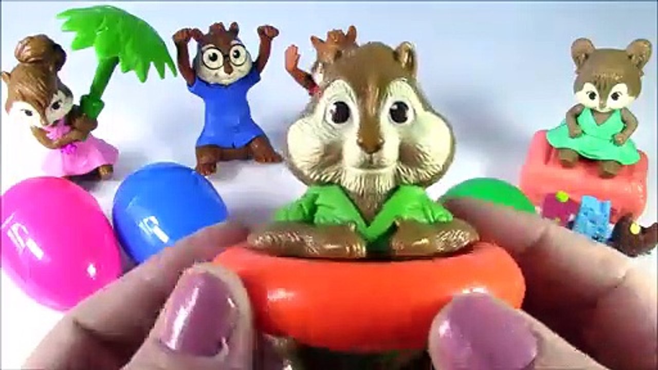 Alvin and the Chipmunks Shopkins Surprise Eggs! Nick Jrs Alvin Simon Theodore! Fun Opening!