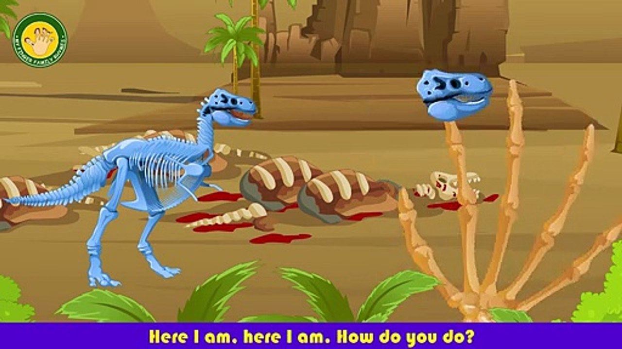 Finger Family   Dinosaur Finger Family   Dinosaur Skeleton Finger Family Nursery Rhymes For Kids