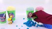 Learn Colors! Play-Doh Dippin Dots Surprise Eggs Clay Foam Snow Cone Cups Teen Titans PJ Masks!