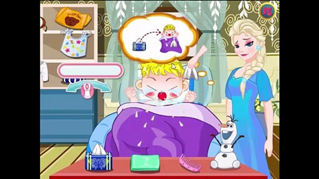 ❤ Замороженные elsa врач игра ребенка грипп хирургия игры для детей