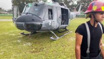 Helicóptero en que viajaba Abinader aterriza de emergencia