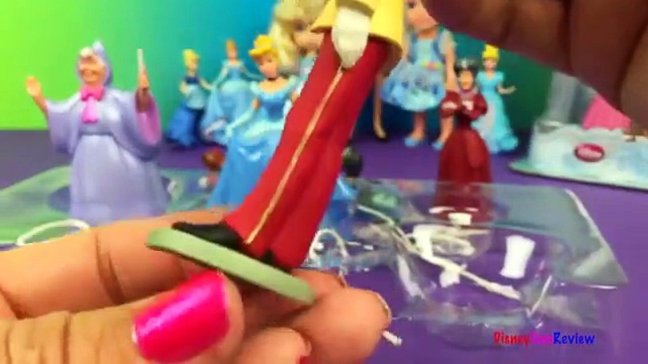 Con encanto Cenicienta de lujo hada figurilla Madrina Dama Príncipe conjunto usted el Disney tremain