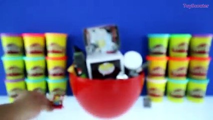 GIANT DEADPOOL Surprise Egg Play Doh - Marvel Toys Funko Pop WWE Transformers