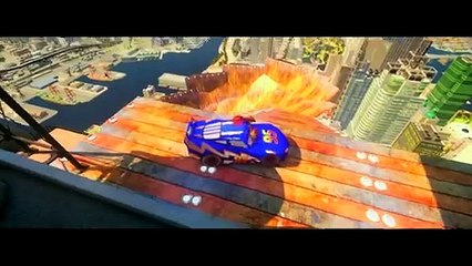 HULKBUSTER IRON MAN Driving His New Custom Rayo Mcqueen Cars! Disney Pixar Cars