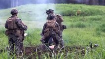 US Military News • U.S. Marines Live Fire Mortars • Camp Fuji Japan