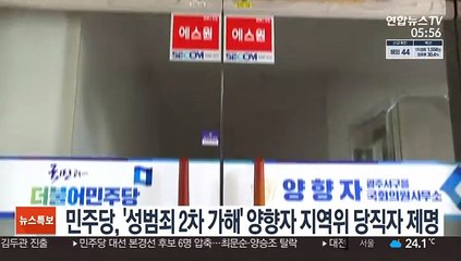 민주당, '성범죄 2차 가해' 양향자 지역위 당직자 제명