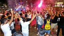 Kuşadası 3. Ligi, Nazilli Belediyespor taraftarları ile kutladı