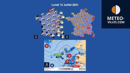 previsions meteo du dimanche 11 juillet 2021