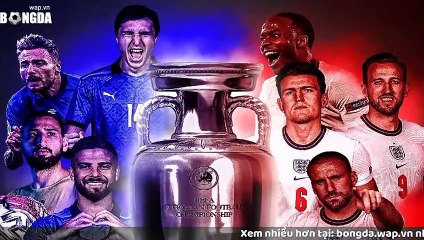 Kết quả Ý vs Anh Thiên thanh bóp nát trái tim sư tử