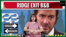 SAD NEWS - Thorsten Kaye (Ridge) Will Leave B&B CBS The Bold and the Beautiful Spoilers