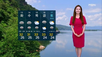 최고 35도 넘는 폭염…대기 불안정으로 요란한 소나기 지나