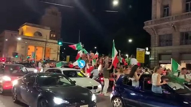 Italia campione d'Europa, Milano impazzisce