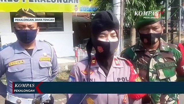 Operasi Yustisi Gunakan Pakaian Adat Jawa