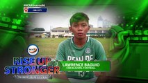 Meet CSB football player Lawrence Baguio | Rise Up Stronger