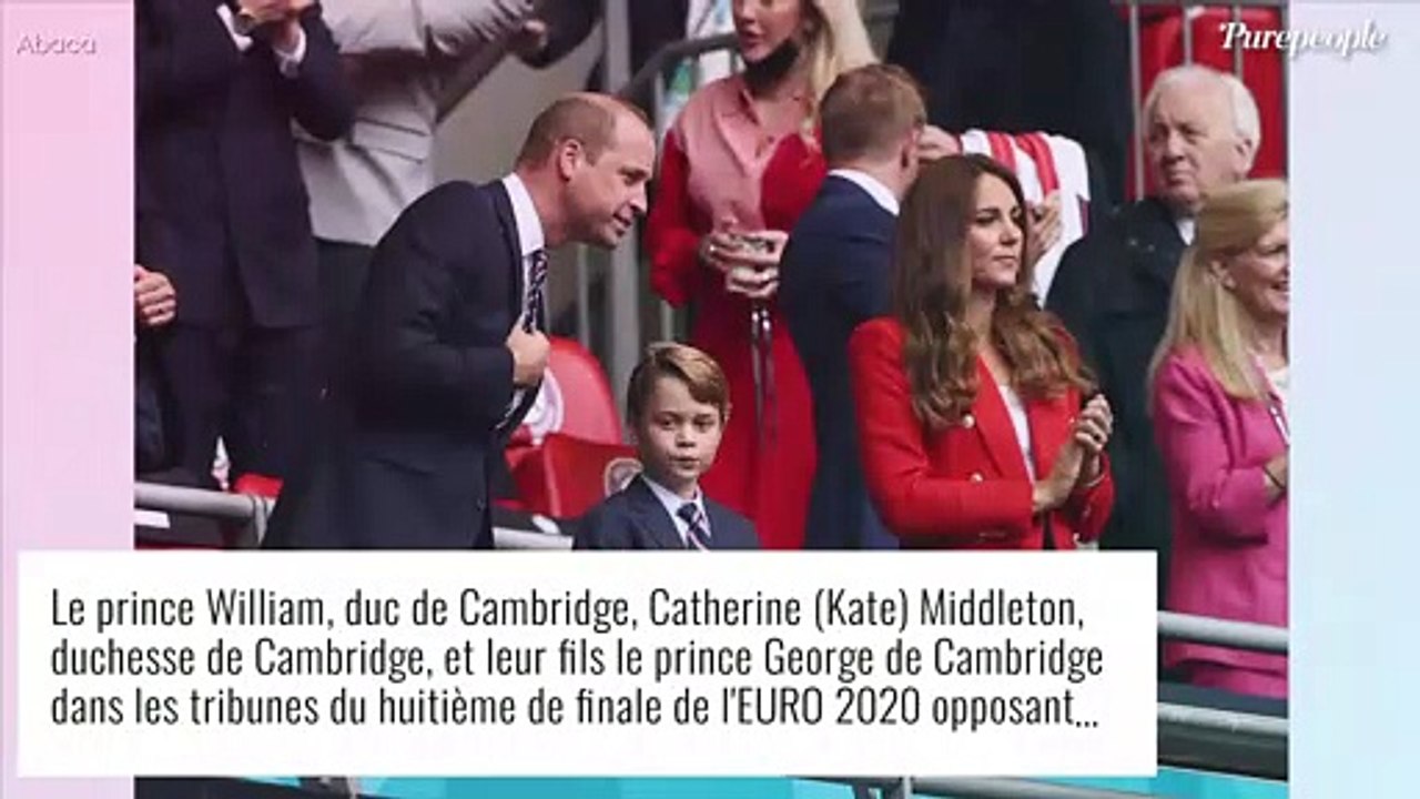 Finale de l'Euro 2020 : le prince George dépité, Kate et William face au rêve anglais brisé