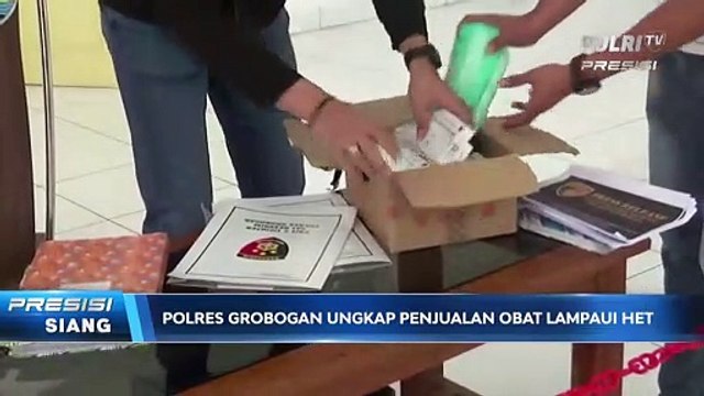 Polres Grobongan Tindak Tegas Apotek Penjual Obat Melebihi HET