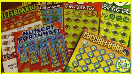 GRATTA E VINCI con Numeri Fortunati, 50X e altro