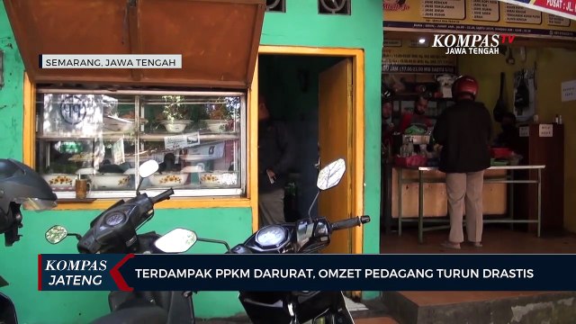 PPKM Darurat, Omzet Pedagang Turun Drastis