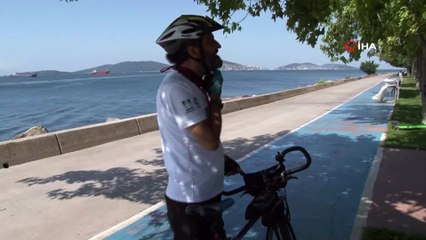 Boz ayılar için Kartal Sahili’nden, Karadeniz’e bin 600 kilometre pedal çevirecek