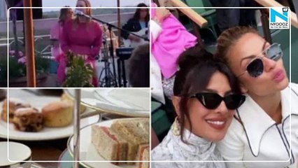 Priyanka Chopra Jonas attends Wimbledon Women's Final with Natasha Poonawalla