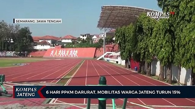 6 Hari PPKM Darurat, Mobilitas Warga Jateng Turun 15 Persen