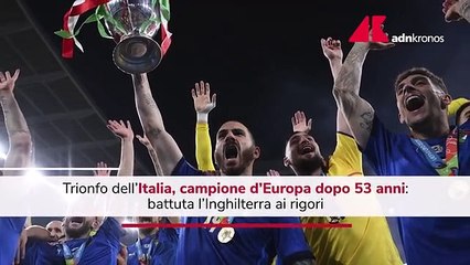 Italia campione d'Europa dopo 53 anni