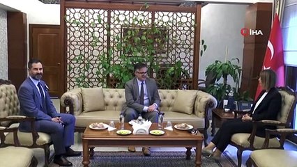 Romanya Ankara Büyükelçisi Tinca, Nevşehir Valisi Becel’i ziyaret etti
