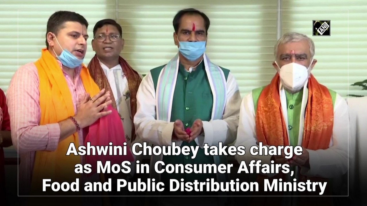 Ashwini Choubey takes charge as MoS in Consumer Affairs, Food and Public Distribution Ministry
