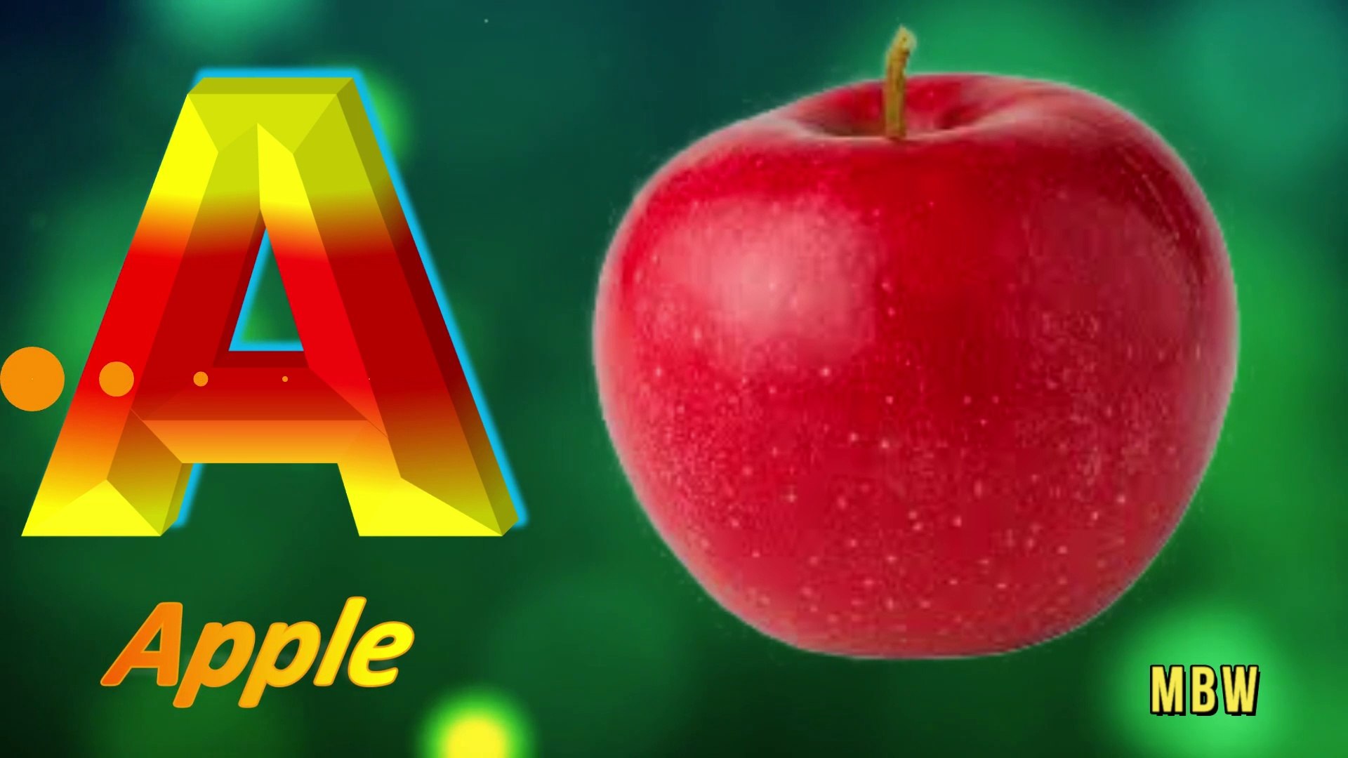V110 ABCD|| ABC|| Alphabets|| A for apple b for ball c for cat d for dog |  1234, 12345, abcd songs - video Dailymotion