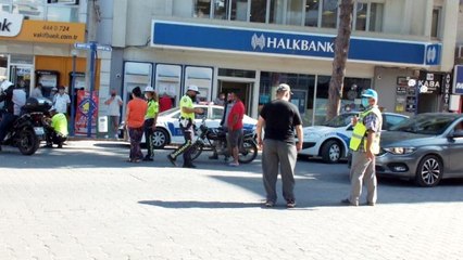 Burhaniye'de motosiklet denetimleri arttırıldı