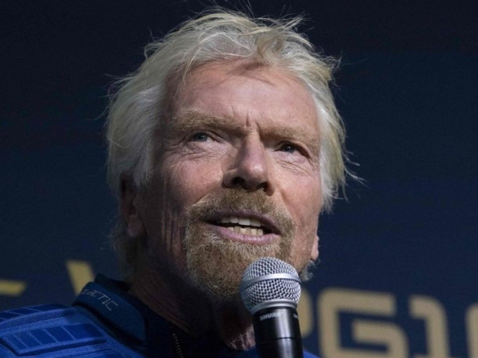 Flug ins All: Richard Branson erfüllt sich magischen Kindheitstraum