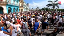 Jornada de protestas y enfrentamientos con la Policía en Cuba