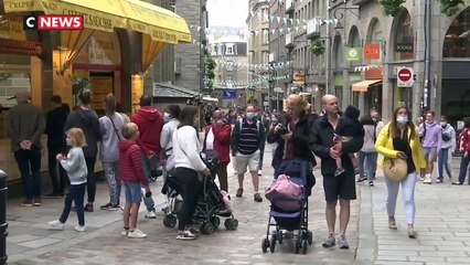 Coronavirus: A Saint-Malo, en Ille-et-Vilaine, le port du masque en extérieur reste obligatoire - Sorti des remparts, le masque n'est plus obligatoire - VIDEO