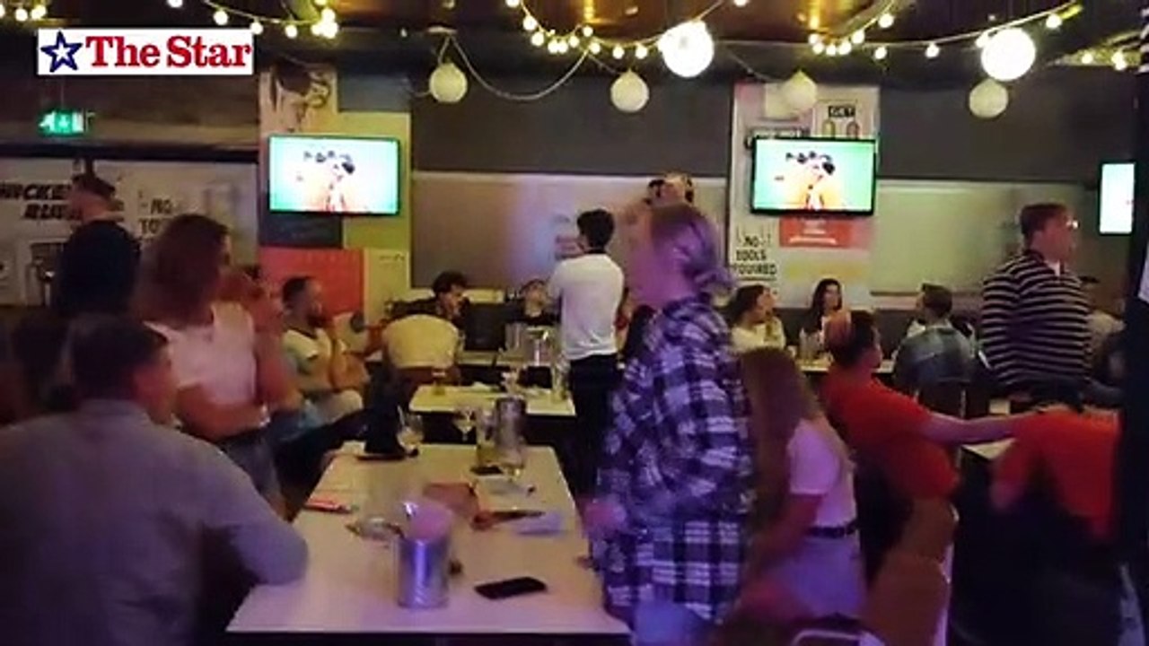 Fans reaction to Engalnd losing to Italy in the Euro 2020 final