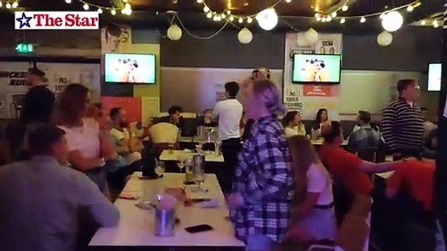 Fans reaction to Engalnd losing to Italy in the Euro 2020 final