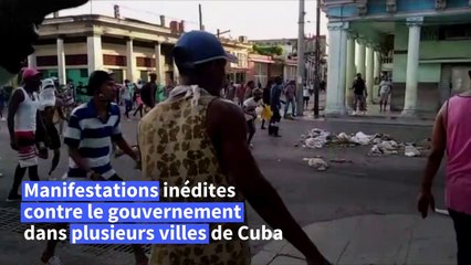 Cuba secoué par des manifestations inédites contre le gouvernement