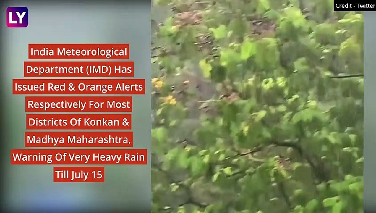 Red Alert Issued By IMD For Parts Of Maharashtr...