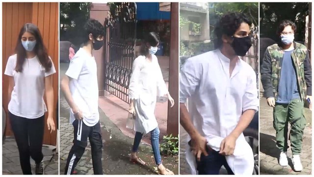 Ananya Panday Visited By Navya Naveli, Ishaan Khatter, Nirvaan Khan, Shanaya Kapoor & Jahan Kapoor