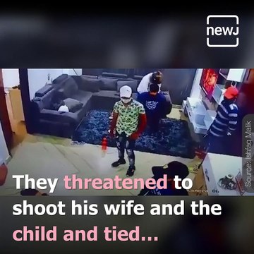 Shocking Visuals Of A House Being Robbed In Delhi Caught On Camera