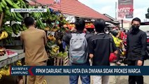 Hari Pertama PPKM Darurat, Wali Kota Eva Dwiana Sidak Prokes Warga