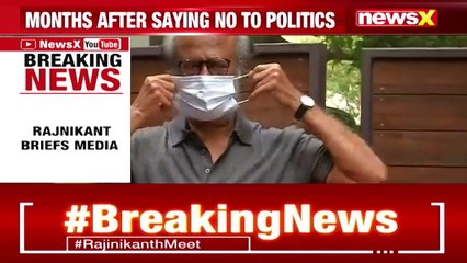 'Will Re-Think Joining Politics' Rajinikanth Briefs Media NewsX(1)