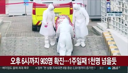 신규 확진 오후 6시까지 903명…1주일째 1천명 넘을 듯