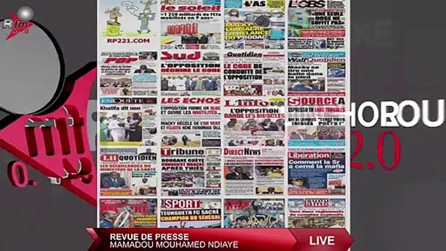 Revue de presse (wolof) Rfm du lundi 11 juillet 2021 avec Mamadou Mouhamed Ndiaye