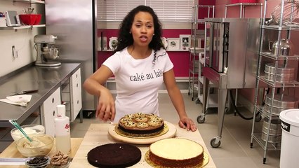 How To Make A Coffee Cake For Fatherís Day! Chocolate And Vanilla Cake With Coffee Buttercream!